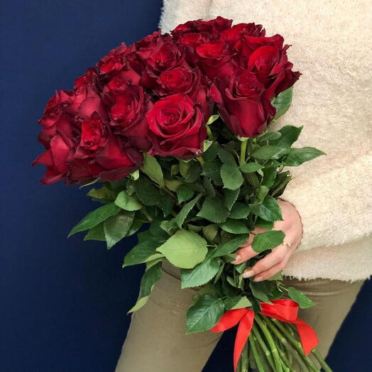 Монобукет из Эквадорских роз 25шт