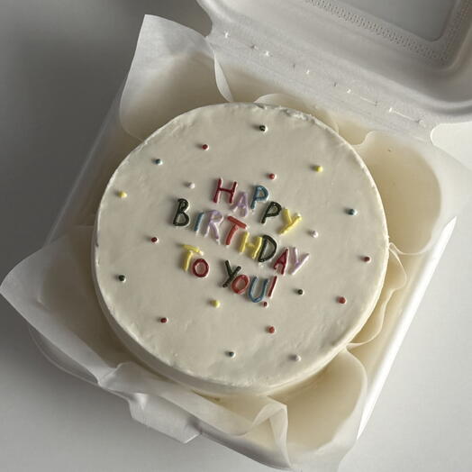 Бенто-торт «Happy Birthday to you»