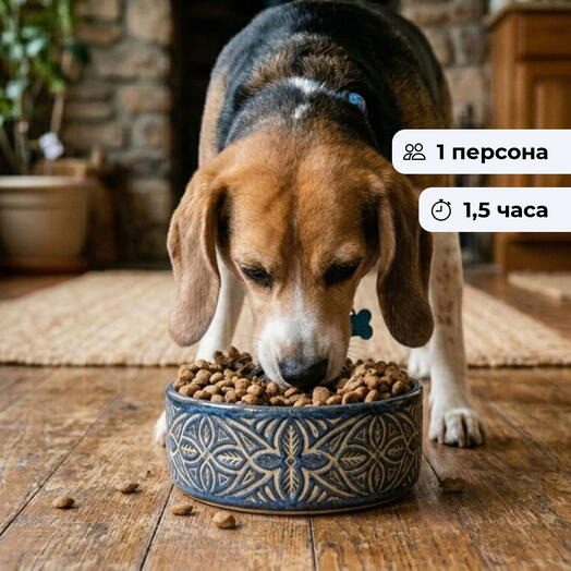 Своя тарелка. Мастер класс по лепке из глины миски для питомца
