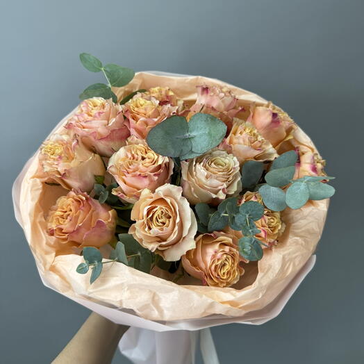 Букет из 15 роз🤗🌸