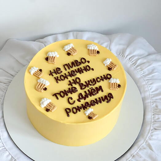 Торт 1 кг с пивом