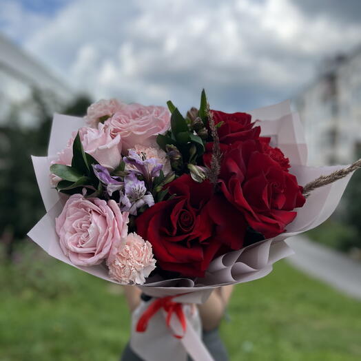 Букет "Огонь чувств"