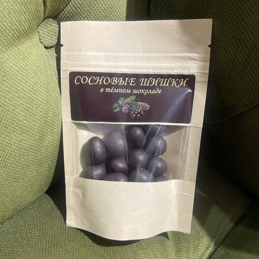 Сосновые шишки в темном шоколаде