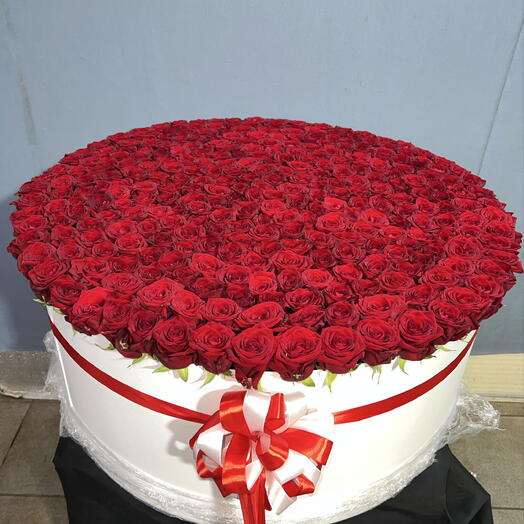 🌹МОЖНО БЕЗ СЛОВ 301 КРАСНАЯ РОЗА В КОРОБКЕ🌹