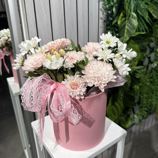 Композиция с кустовой хризантемой🌸35000