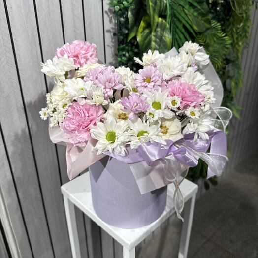 Композиция с диантусами💜32008