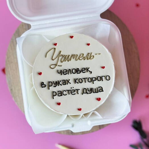 Бенто торт учителю