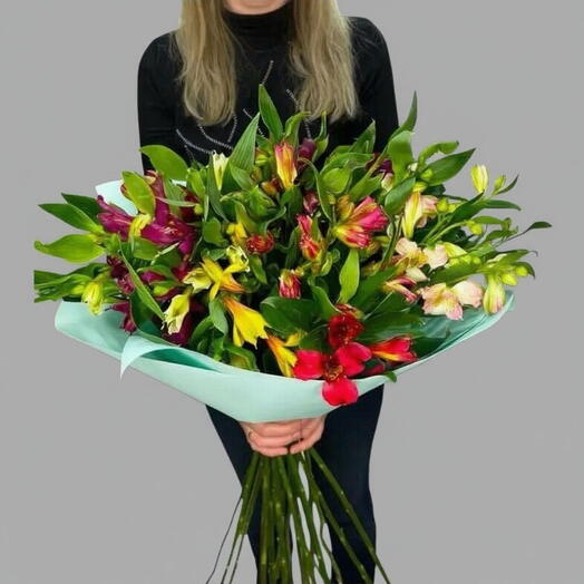 Альстромерия микс 21 шт