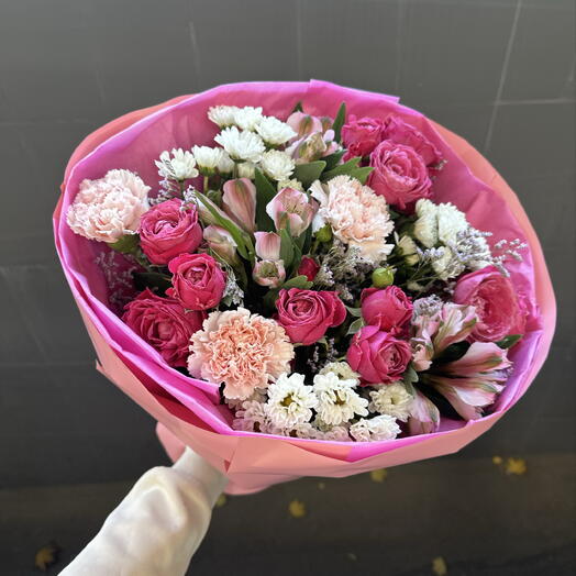 Букет цветов 💐 Вишенка