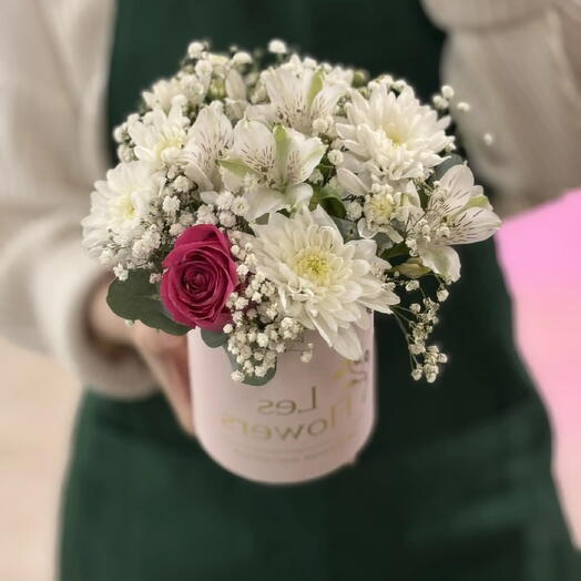 🌸Цветочный комплимент в мини-коробке 🌸