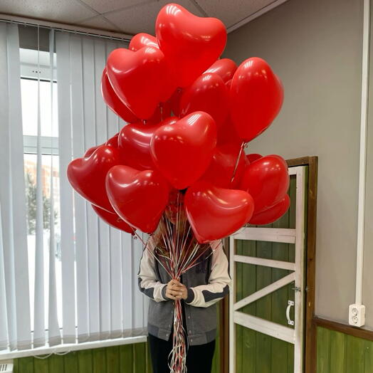 Воздушные шарики сердце