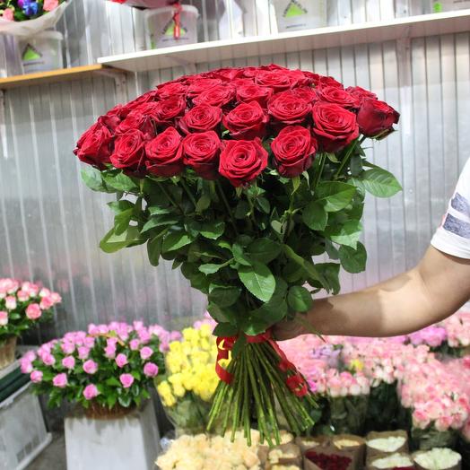 51 piezas de rosas