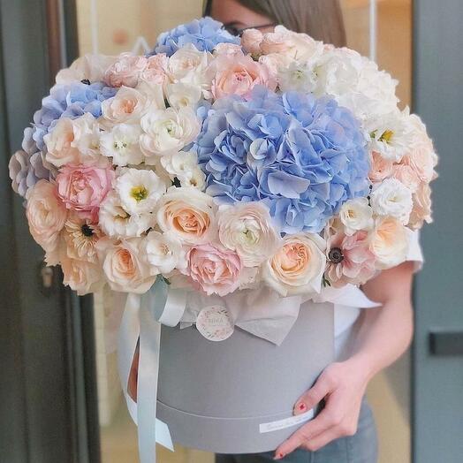 Flowers in a box are a heavenly delight