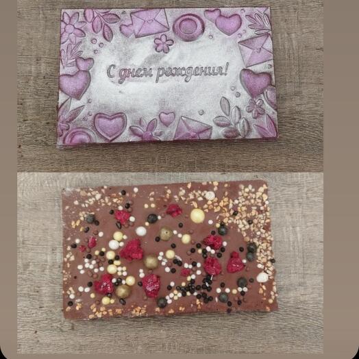 Handmade chocolate from Belgian chocolate milk chocolate