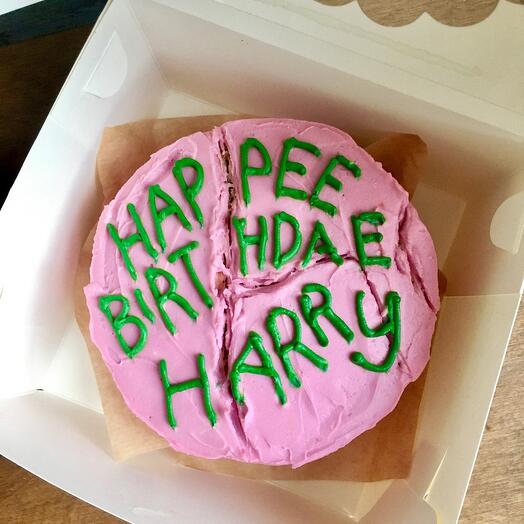 MAXI Bento cake "Happee Birthdae