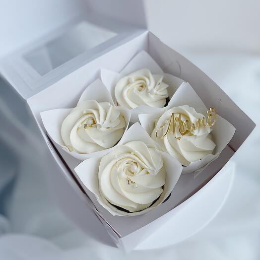 Cupcakes 4pcs"mamá"