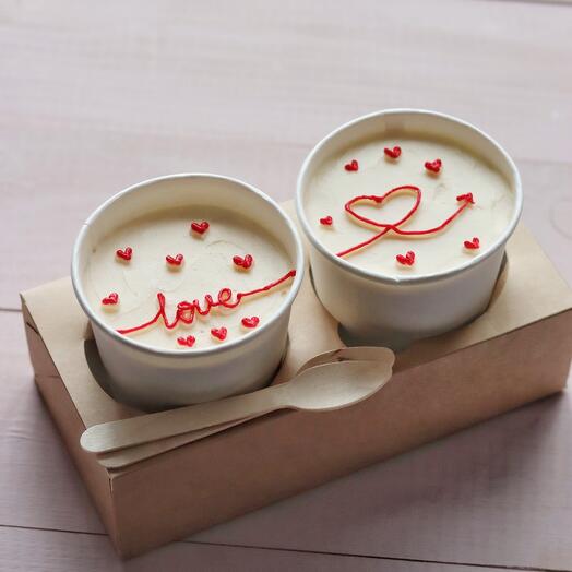 Торты в стакане Cake to go Love