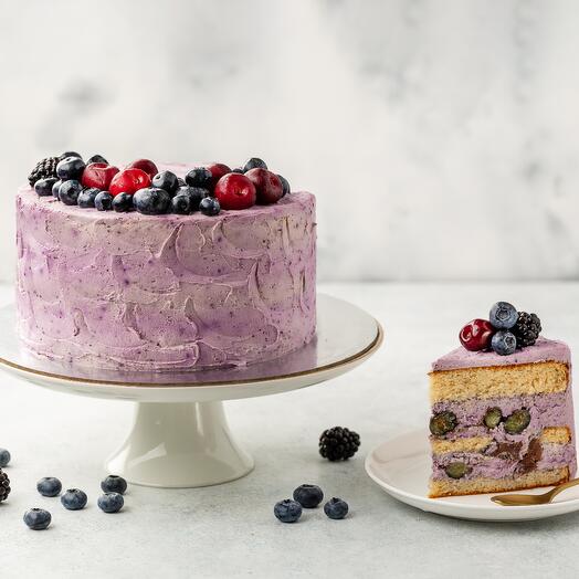 Бенто-торт | ПП | Без сахара | Лю-blue cake | 199 ккал