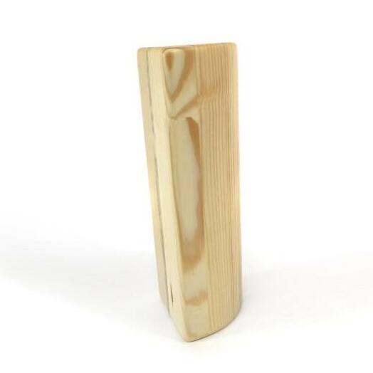 Ladrillo de yoga laca de madera semicircular