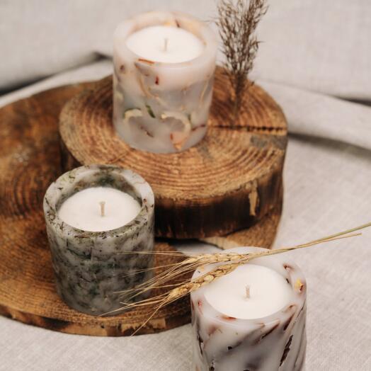 Velas en eco Cup