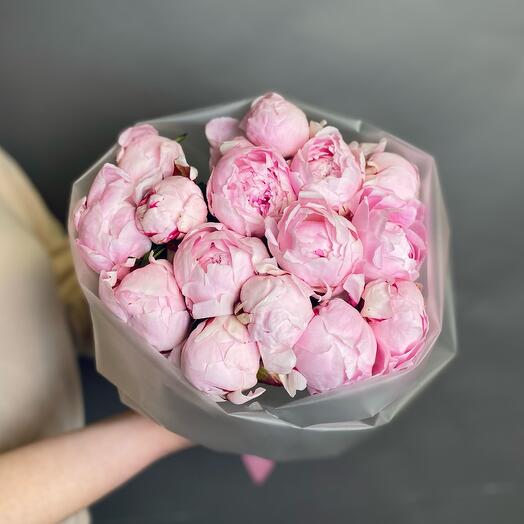 Pink Peonies 15 pcs (Russia)