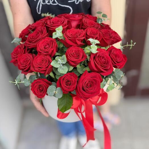 Розы в коробке