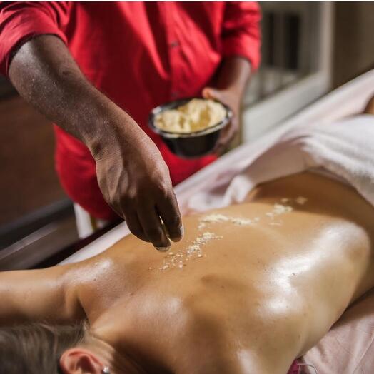 SPA -программа "Аюрведа Slim   Healthy": массаж всего тела с убтаном, детальная проработка проблемных зон, индийская парная
