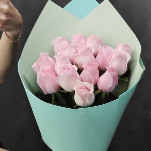 15 rosas de marca rosa por paquete