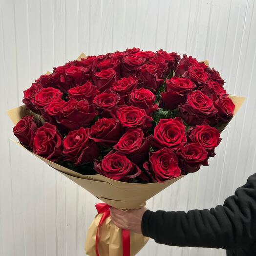 Букет из Эквадорских роз (70см)
