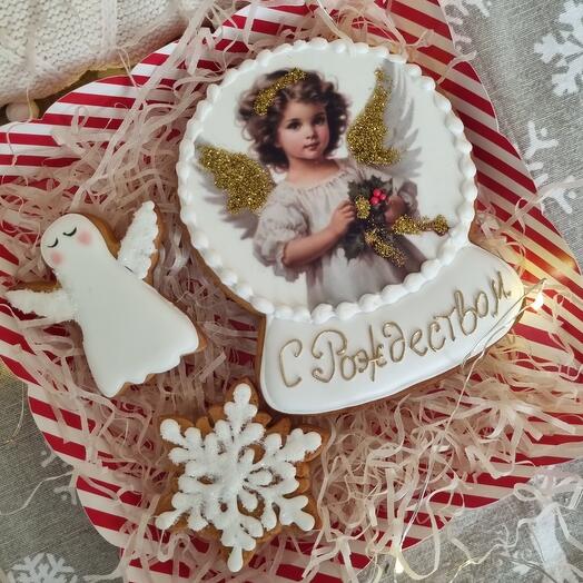 Набор пряников новогодний "Рождественский ангел"