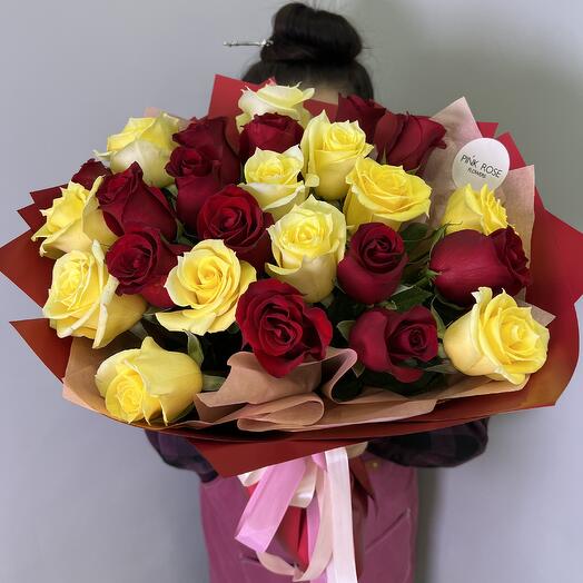 Букет роз 25