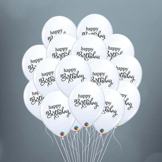 15 Happy Birthday Ballos Set