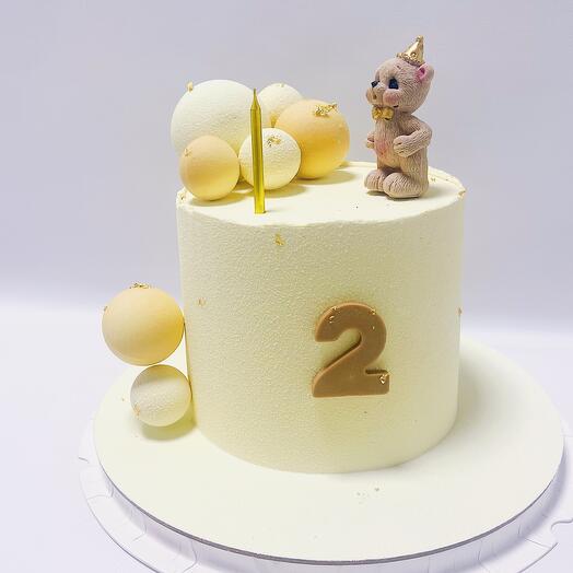 Детский торт на 2,5 кг с индивидуальным декором