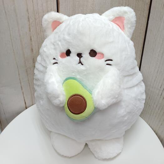 Cat with Avocado