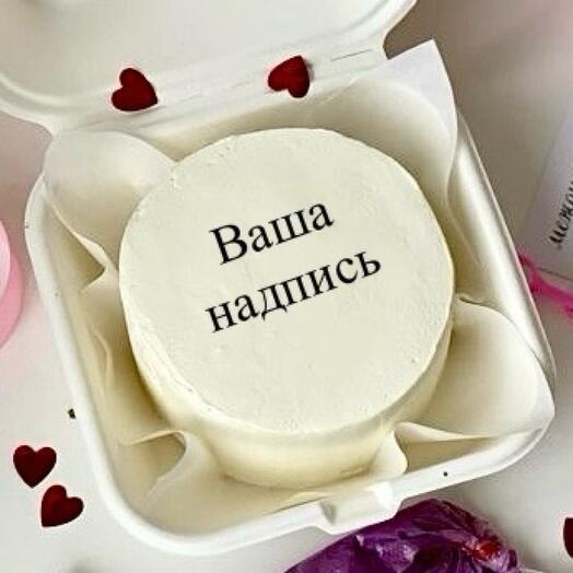 Бенто торт с Вашей надписью
