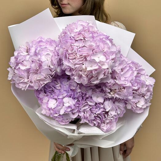 Букет лавандовых гортензий 💜