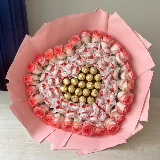 Сердце с розами 1