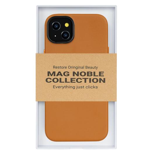 Чехол с MagSafe для iPhone 15 MAG NOBLE COLLECTION-Коричневый