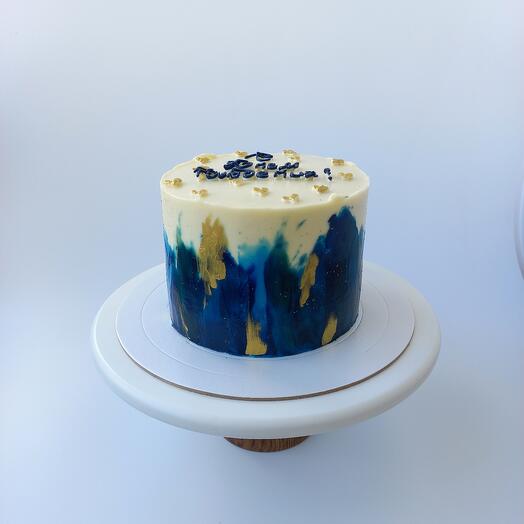 1.5kg men's cake with a gradient