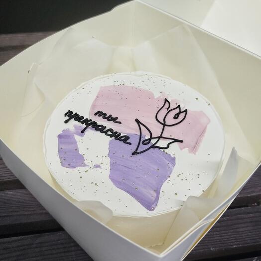 Бенто торт на день влюблённых