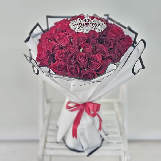 41 RED ROSES BOUQUET DUBAI