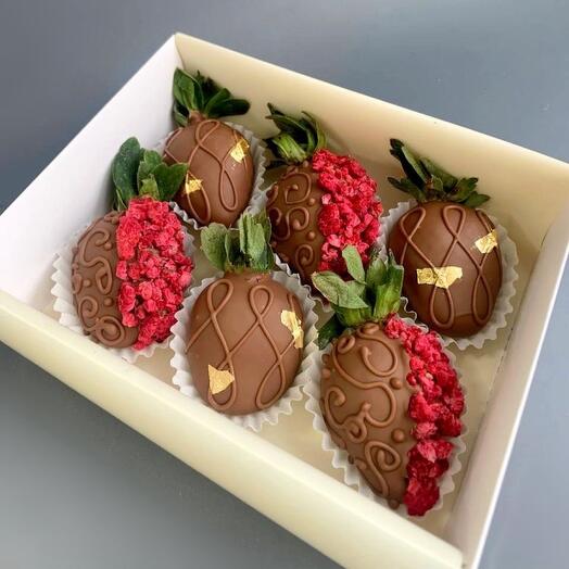 Набор клубнички в шоколаде 🍓️😍