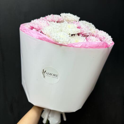 Букет с хризантемами  🌸