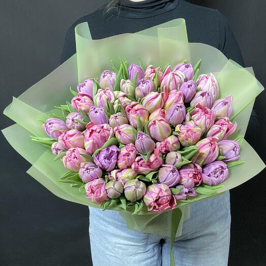 Микс из тюльпанов