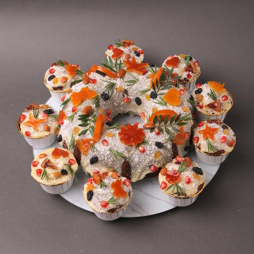 Кекс с капкейками "Портер праздничный" | 3,1 кг