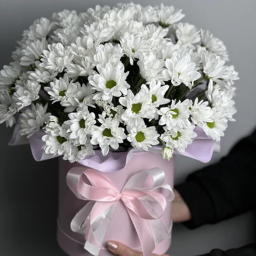 Композиция из кустовых хризантем