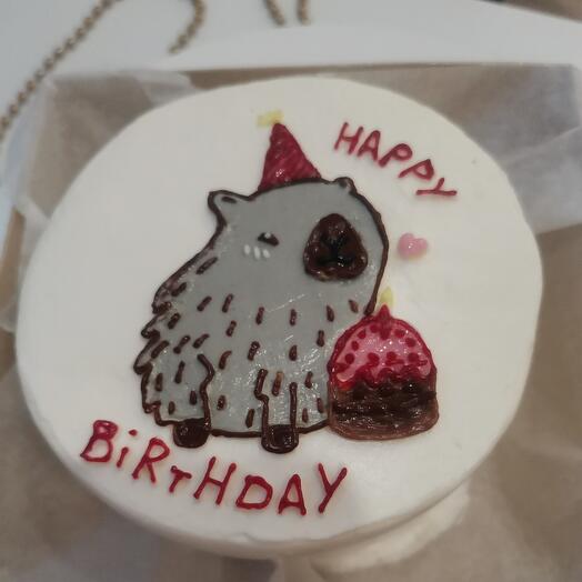 Бенто-торт из серии " Happy birthday" (Капибарик)
