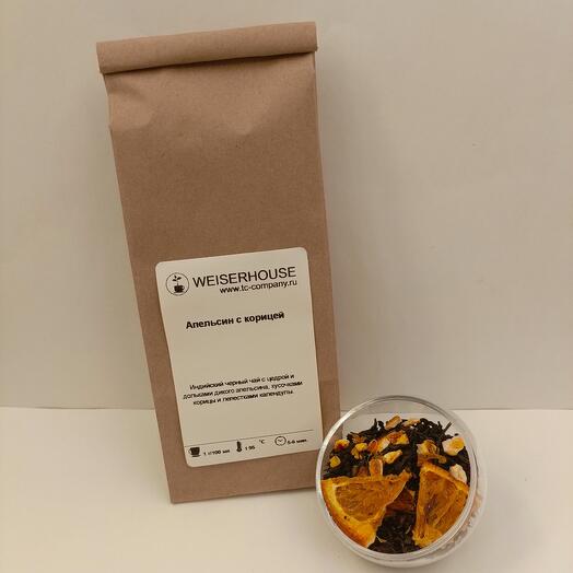 Чай черный Апельсин с Корицей, 50г