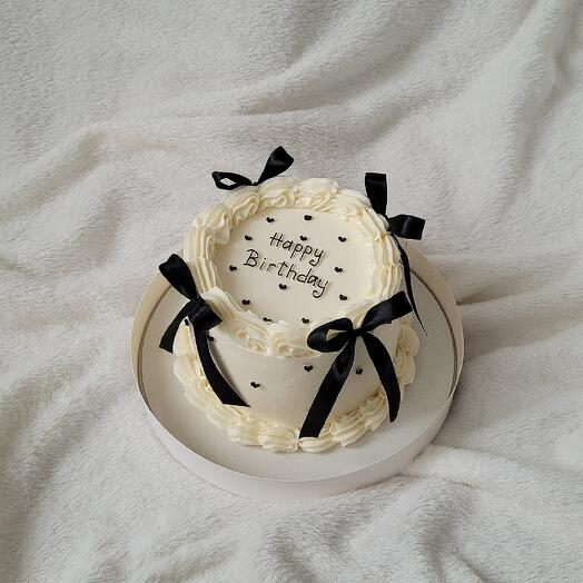 Lambeth-style bento cake "Happy Birthday"