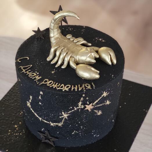 Торт со скорпионом